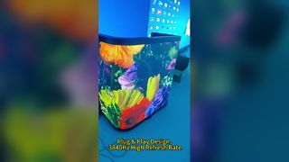 カスタムLED受付デスクの高さ調節可能