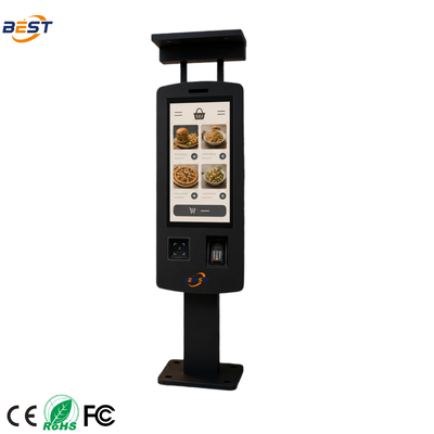 品質  32 Inch Outdoor Drive Through Ordering Kiosk IP65 2500nits Floor Standing for Fast Food Chains 工場