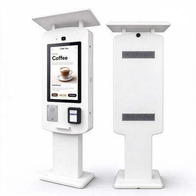 品質  43 Inch IP65 Outdoor Self Ordering Kiosk Floor Standing 2500 Nits Touch Screen Terminal for Drive Thru Restaurant 工場