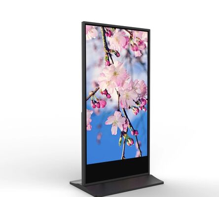 55インチインダース LCDデジタルサイネージ Android OS と 350 Cd/m2 高い可視性のための明るさ