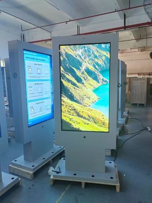 43 75インチタッチスクリーン垂直LCDパネルスタンド広告ディスプレイ LED広告マシン フルHDビッグ広告