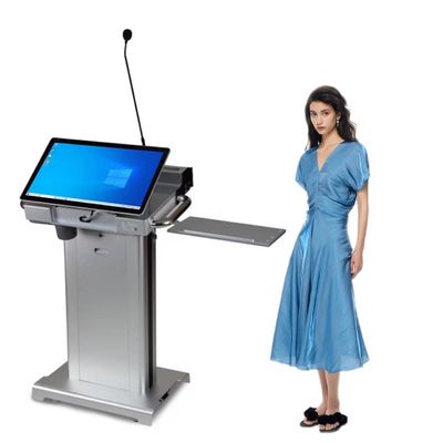 多言語 マルチメディア ポーディウム 講義台 折りたたむ スマート 講演台