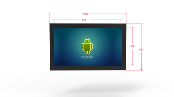 スマート壁掛けデジタルディスプレイ 垂直広告 デジタルシグネージ タッチスクリーン