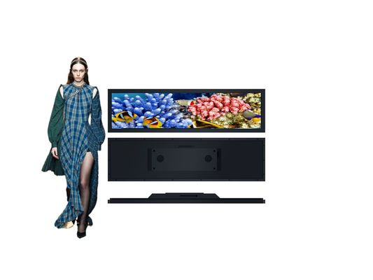 24インチストレッチバーLCDパネル スーパーマーケットのリテール棚用ストレッチバーディスプレイ