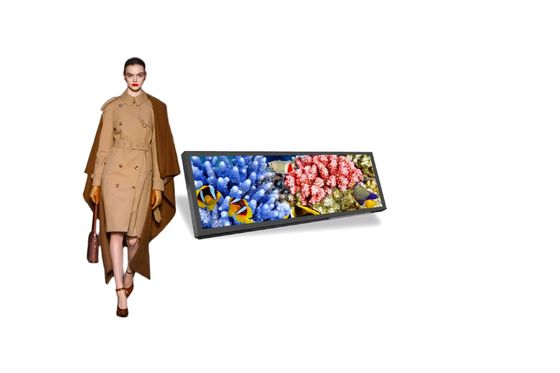 シェルフ エッジ ストレッチバー LCD ディスプレイ 23.1 インチ スマート リテール LCD ディスプレイ