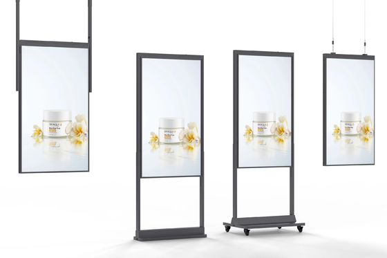 吊り窓 LCD ディスプレイ 広告画面 デジタル ショップ 窓ディスプレイ