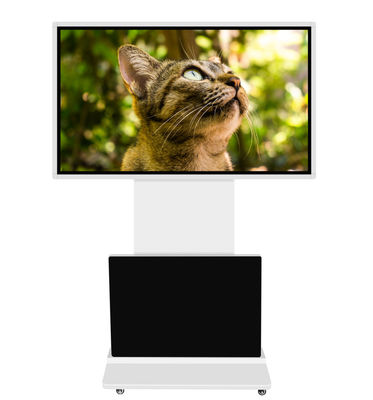 フロアスタンド デジタルサイネージディスプレイ 室内 FHD LCD スマート広告ディスプレイプレーヤー