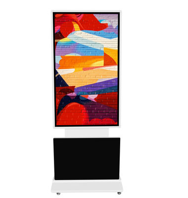 32 43 55 インチ 室内 LCD 広告ディスプレイ 床 立体 デジタル シグネージ ディスプレイ OEM ODM