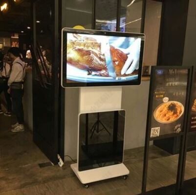 55インチ フロアスタンド 4G WiFi LCDディスプレイ ディジタルシグネージ 広告キオスク