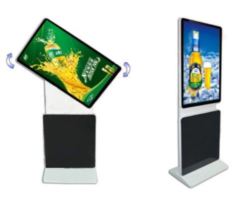 43インチ垂直液晶デジタルサイネージ 350 Cd/m2 亮度とクワッドコアコーテックス-A17 プロセッサ