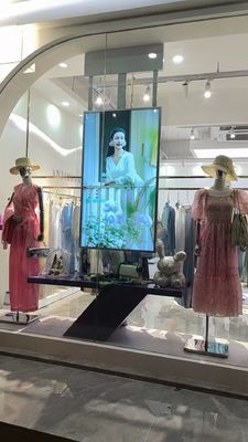 高明るさ インダース LCD デジタル シグネージ ショップ ハンガリング デジタル シグネージ タッチディスプレイ