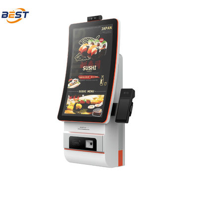 バール レストラン リテール Android 向け POS システム付き 壁掛けセルフサービス 注文キオスク