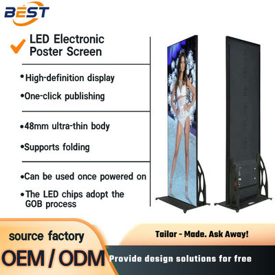 商業用LED広告ディスプレイ OEM ODM カスタムデジタルLEDポスターソリューション