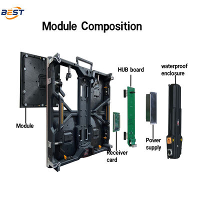 モバイルインタラクティブLEDレンタルディスプレイ広告サイネージクラウドコントロールタイルビデオウォール