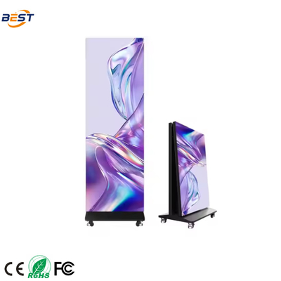 ポータブルインダースLEDポスター画面 P1.25-P2.5 4K UHD 3840x2160