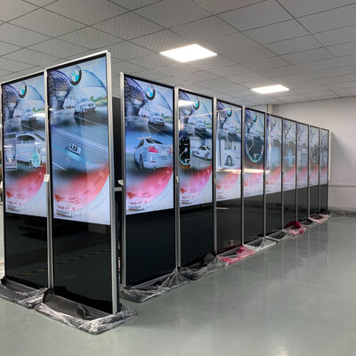 屋内床置き型LCDデジタルサイネージ | 4K タッチ スクリーン キオスク
