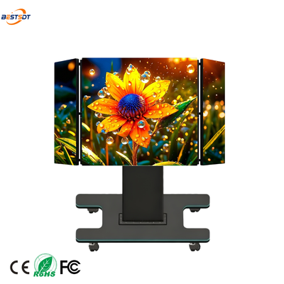 135インチ COB 折りたたみ リフティング オールインワン LED ディスプレイ 180度折りたたみ 700mm リフティング P156