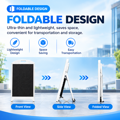 Smart Control LED Poster Display App U Disk Cloud WiFi Speaker Outdoor IP65 Digital Sign
