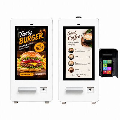 Outdoor LCD Self-Service Ordering Kiosk Automatic Brightness 178 Degree IPS Touch Screen