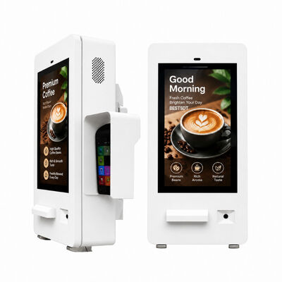 IP65 アウトドアセルフサービス オーダー決済キオスク 10点容量タッチ Android Windows